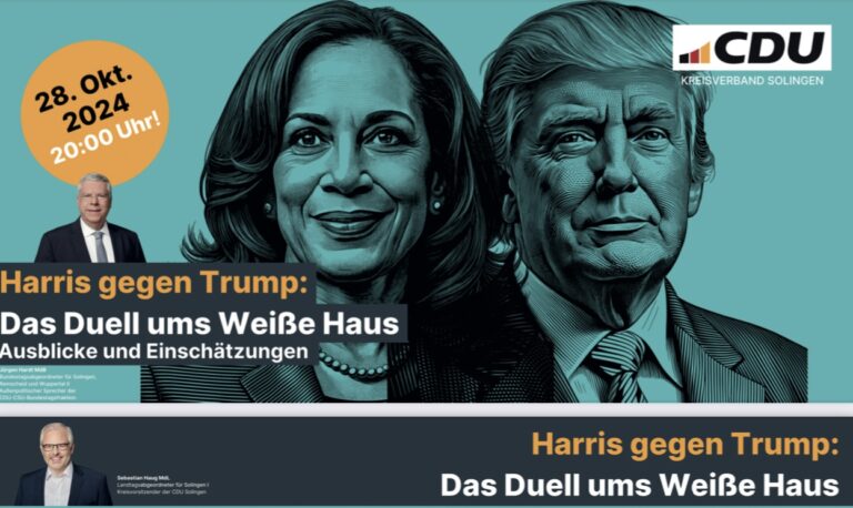 Digitaler Austausch zum Thema US-Wahlen in Solingen 