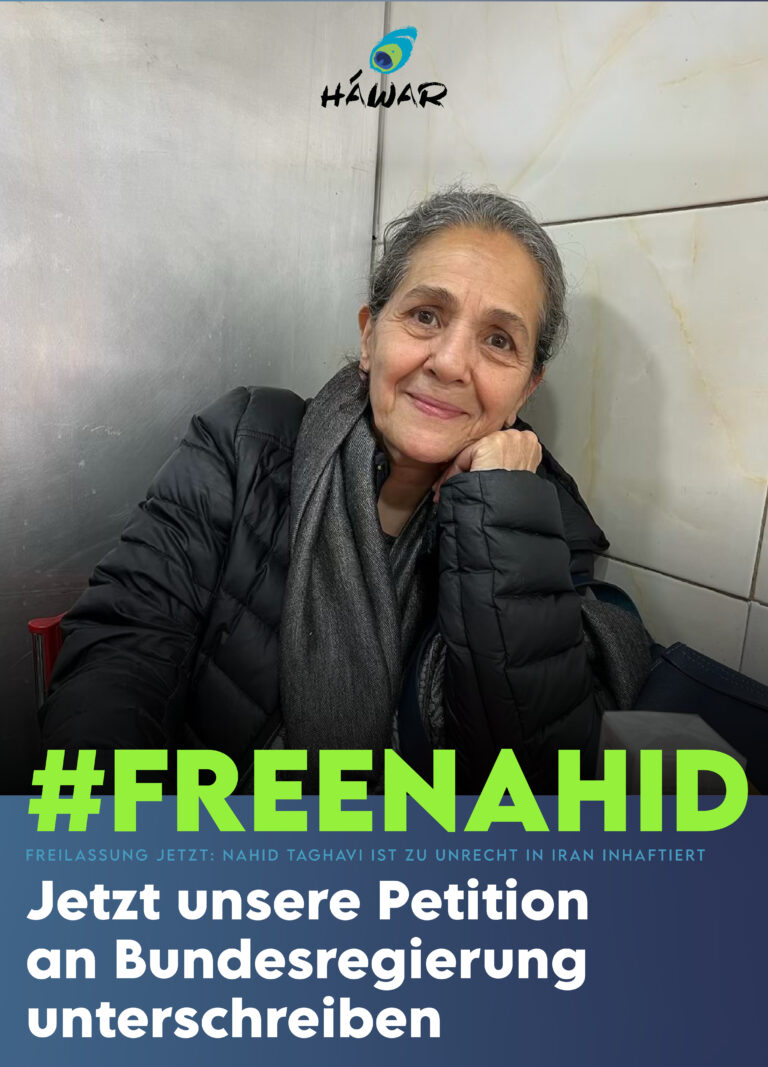 Bitte unterstützen Sie mit Ihrer Unterschrift die Petition für Nahid Taghavi!